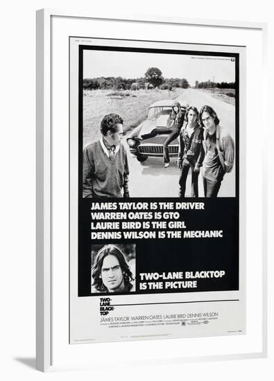 Two-Lane Black Top-null-Framed Poster