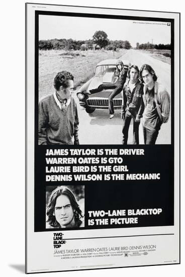 Two-Lane Black Top-null-Mounted Poster