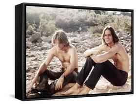 Two-Lane Blacktop, Dennis Wilson, James Taylor, 1971-null-Framed Stretched Canvas