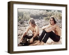 Two-Lane Blacktop, Dennis Wilson, James Taylor, 1971-null-Framed Photo