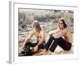 Two-Lane Blacktop, Dennis Wilson, James Taylor, 1971-null-Framed Photo