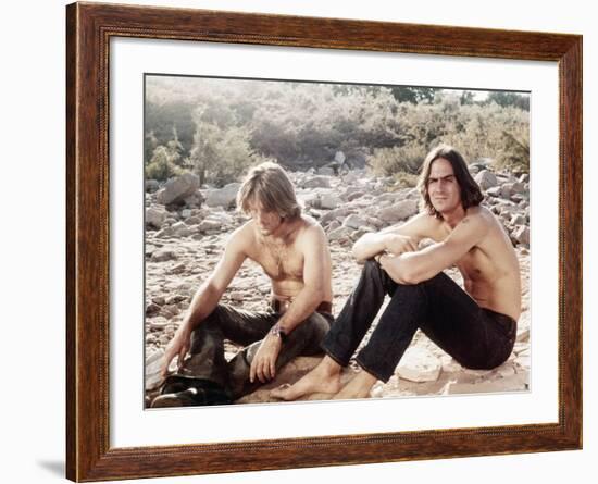 Two-Lane Blacktop, Dennis Wilson, James Taylor, 1971-null-Framed Photo