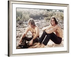 Two-Lane Blacktop, Dennis Wilson, James Taylor, 1971-null-Framed Photo