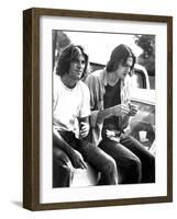 Two-Lane Blacktop, Dennis Wilson, James Taylor, 1971-null-Framed Photo