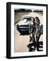 Two-Lane Blacktop, Dennis Wilson, James Taylor, Laurie Bird, 1971-null-Framed Photo