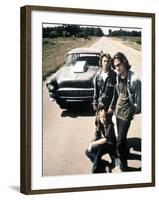 Two-Lane Blacktop, Dennis Wilson, James Taylor, Laurie Bird, 1971-null-Framed Photo
