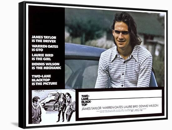 Two-Lane Blacktop, James Taylor, 1971-null-Framed Stretched Canvas