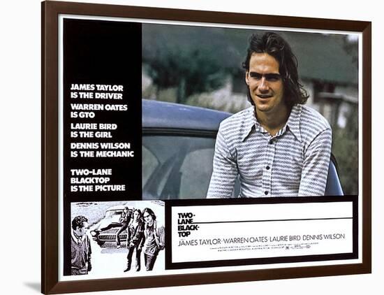 Two-Lane Blacktop, James Taylor, 1971-null-Framed Art Print