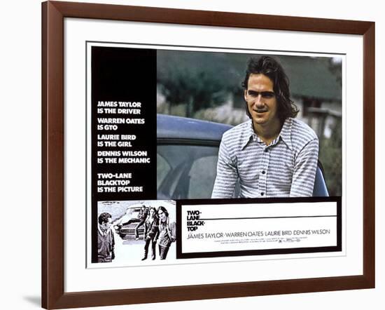 Two-Lane Blacktop, James Taylor, 1971-null-Framed Art Print