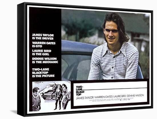 Two-Lane Blacktop, James Taylor, 1971-null-Framed Stretched Canvas