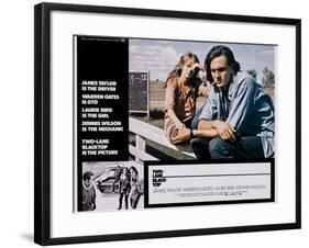 Two-Lane Blacktop, Laurie Bird, James Taylor, 1971-null-Framed Art Print