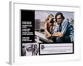 Two-Lane Blacktop, Laurie Bird, James Taylor, 1971-null-Framed Art Print
