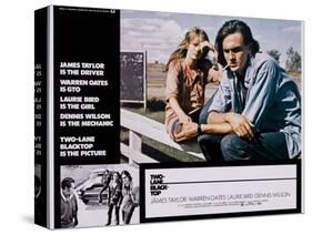 Two-Lane Blacktop, Laurie Bird, James Taylor, 1971-null-Stretched Canvas