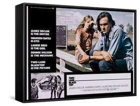 Two-Lane Blacktop, Laurie Bird, James Taylor, 1971-null-Framed Stretched Canvas