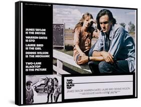 Two-Lane Blacktop, Laurie Bird, James Taylor, 1971-null-Framed Stretched Canvas