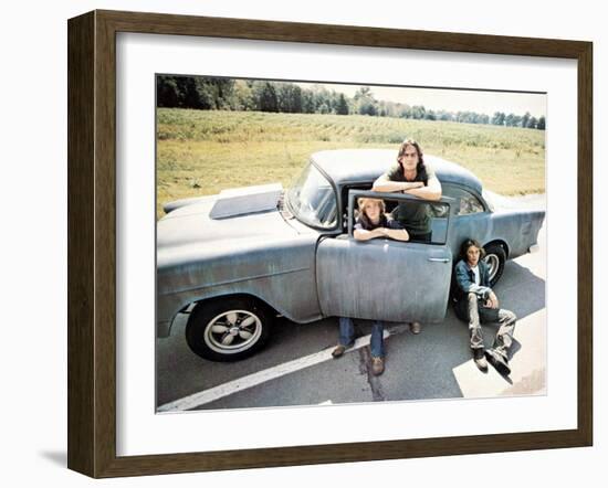 Two-Lane Blacktop, Laurie Bird, James Taylor, Dennis Wilson, 1971-null-Framed Photo