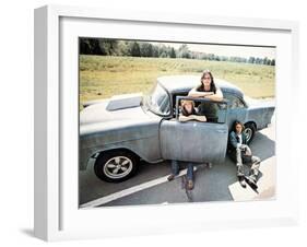 Two-Lane Blacktop, Laurie Bird, James Taylor, Dennis Wilson, 1971-null-Framed Photo