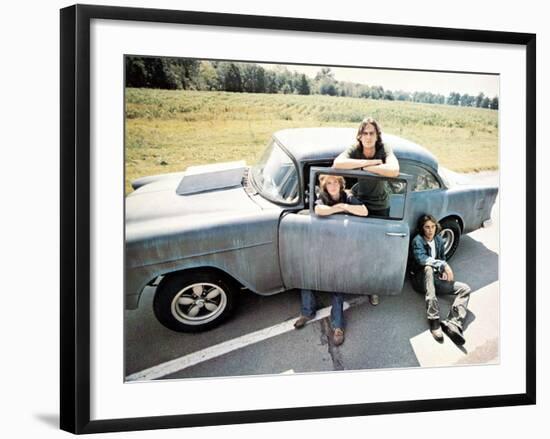 Two-Lane Blacktop, Laurie Bird, James Taylor, Dennis Wilson, 1971-null-Framed Premium Photographic Print