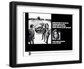 Two-Lane Blacktop-null-Framed Art Print