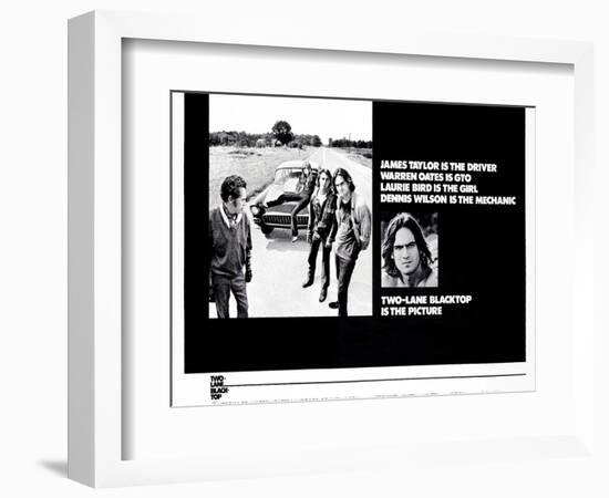 Two-Lane Blacktop-null-Framed Art Print