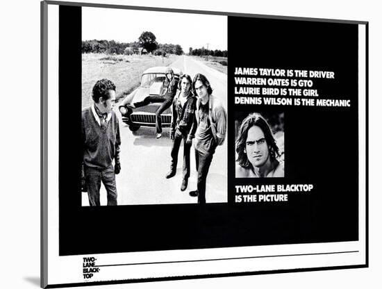 Two-Lane Blacktop-null-Mounted Art Print