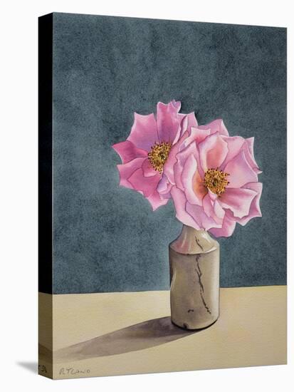 Two Late Roses-Christopher Ryland-Stretched Canvas