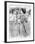 Two Lawn Tennis Costumes for October, 1905-null-Framed Giclee Print