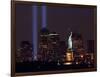 Two Light Beams Illuminate the Sky-null-Framed Photographic Print