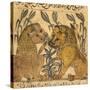 Two Lions-Aristotle ibn Bakhtishu-Stretched Canvas