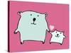 Two Little Bears-Carla Martell-Stretched Canvas