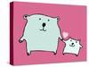 Two Little Bears-Carla Martell-Stretched Canvas