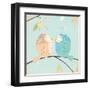 Two Little Birdies-Willow-Framed Art Print