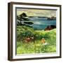 "Two Little Dears", August 25, 1956-John Clymer-Framed Giclee Print