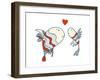 Two Little Fish-Carla Martell-Framed Giclee Print