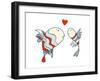 Two Little Fish-Carla Martell-Framed Giclee Print