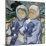 Two Little Girls by Vincent Van Gogh-null-Mounted Giclee Print