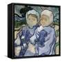 Two Little Girls by Vincent Van Gogh-null-Framed Stretched Canvas