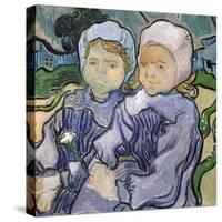 Two Little Girls, c.1890-Vincent van Gogh-Stretched Canvas