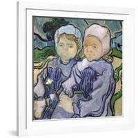 Two Little Girls, c.1890-Vincent van Gogh-Framed Giclee Print