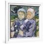 Two Little Girls, c.1890-Vincent van Gogh-Framed Giclee Print