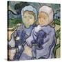 Two Little Girls, c.1890-Vincent van Gogh-Stretched Canvas