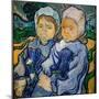 Two Little Girls, Deux Fillettes, 1890 (Oil on Canvas)-Vincent van Gogh-Mounted Giclee Print