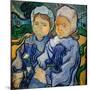 Two Little Girls, Deux Fillettes, 1890 (Oil on Canvas)-Vincent van Gogh-Mounted Giclee Print
