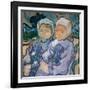 Two Little Girls, June 1890 (Oil on Canvas)-Vincent van Gogh-Framed Giclee Print