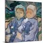 Two Little Girls, June 1890 (Oil on Canvas)-Vincent van Gogh-Mounted Giclee Print