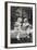 Two Little Girls Sitting on a Bench-Philip Gendreau-Framed Photographic Print