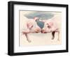 Two Little Piggies, 2012-Alison Cooper-Framed Giclee Print