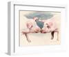 Two Little Piggies, 2012-Alison Cooper-Framed Giclee Print