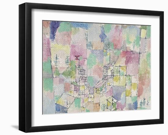 Two Little Pleasure Castles-Paul Klee-Framed Giclee Print