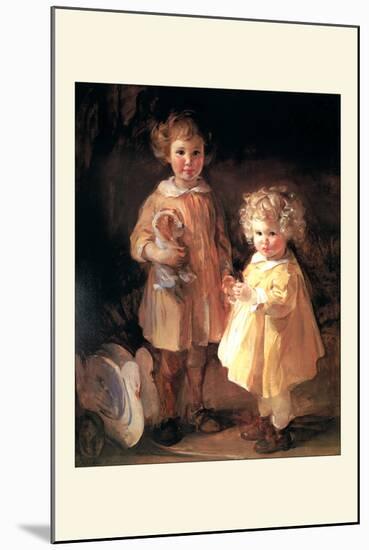 Two Little Sisters-Alice Kent Stoddard-Mounted Art Print